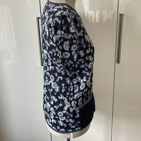 GONZO T- Shirt with Short Sleeve in Navy Blue/White Size-Large - Picture 3 of 15